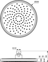 Душевой комплект Ideal Standard черный, С ВНУТРЕННЕЙ ЧАСТЬЮ