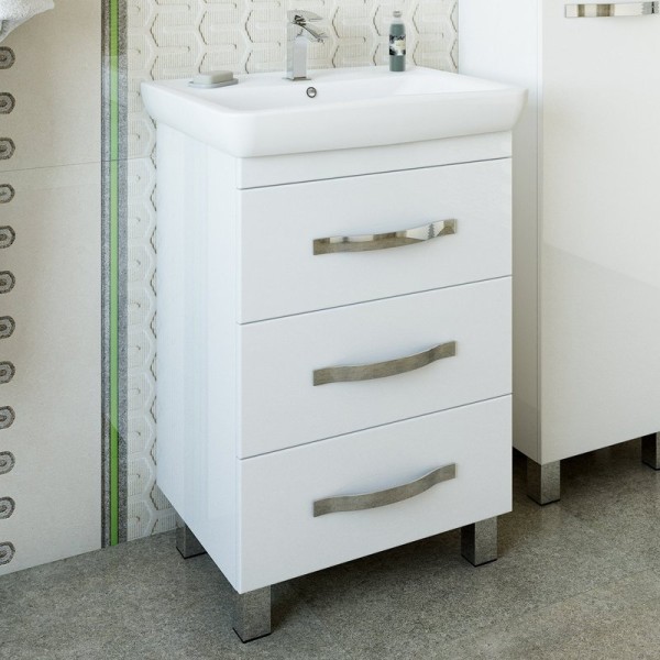 Тумба с раковиной Sanflor Одри 70/2 напольная