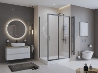 Поддон для душа BelBagno Tray 100х80 R с сифоном