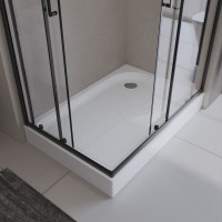 Поддон для душа BelBagno Tray 100х80 R с сифоном
