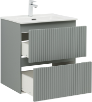 Тумба под раковину без столешницы Aquanet Джейн (Flat) 60 мисти грин