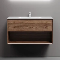 Тумба под раковину Sancos подвесная Marmi 1.0 90 Дуб Чарльстон MR1.090ECH
