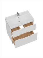 Мебель для ванной комнаты SanStar Ориана 80 напольная, раковина Sanita luxe Fest 80