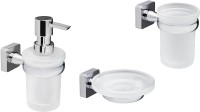 Набор Стакан Wasserkraft Lippe K-6528 + Мыльница K-6529 + Дозатор K-6599 Набор Стакан Wasserkraft Lippe K-6528 + Мыльница K-6529 + Дозатор K-6599