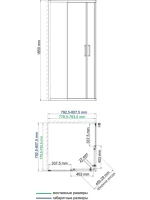 Душевой уголок Wasserkraft Lippe 45S02 Душевой уголок Wasserkraft Lippe 45S02