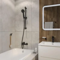 Душевой шланг IDDIS Optima Home OPH20BLi19 200 см, черный матовый