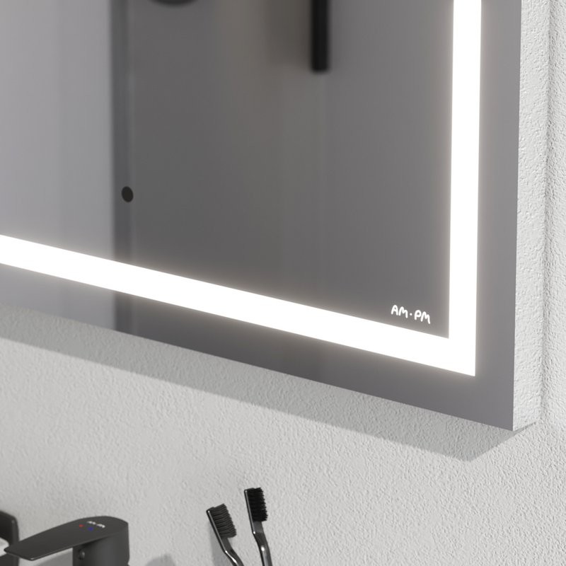 Мебель для ванной комнаты AM.PM Gem 60 черная матовая, подвесная, с 2 ящиками