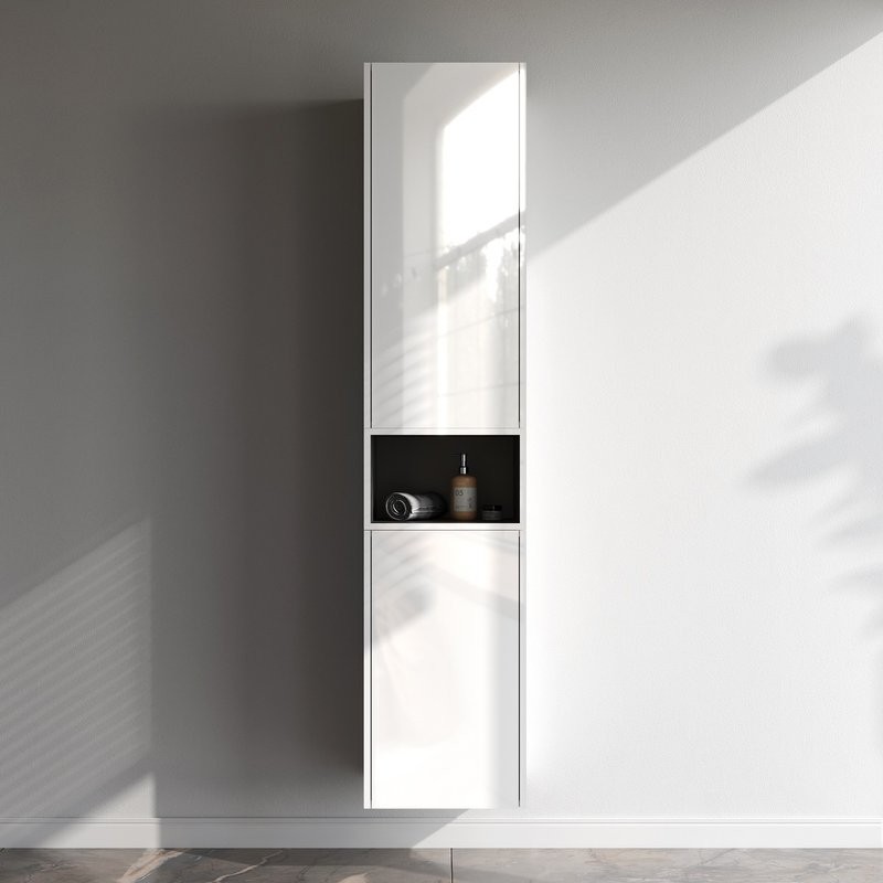 Шкаф в ванную AM.PM Func 70х40 подвесной, глянцевый белый