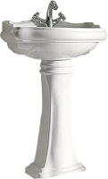 Раковина Kerasan Retro 104601 69 см, 1 отв., с пьедесталом