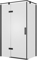 Душевой уголок Bravat Blackline 120х80х195, L