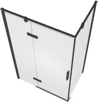 Душевой уголок Bravat Blackline 120х80х195, L