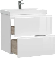 Тумба с раковиной Cersanit Moduo slim 60 белая