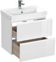 Тумба с раковиной Cersanit Moduo slim 60 белая