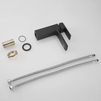 Смеситель для раковины Shevanik S8801H черный