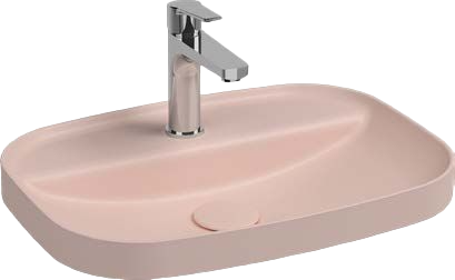 Раковина Allen Brau Fantasy Sphere 55x40, розовая