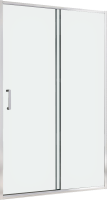 Душевая дверь в нишу Abber Schwarzer Diamant AG301505 150 см, профиль хром, стекло прозрачное