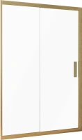 Душевая дверь в нишу Kubele DE019 D2-MAT-BR 130 см, профиль бронза