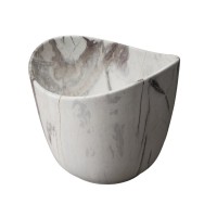 Накладная раковина GID Creativo Mnc9303 36 под матовый камень, круглая, фаянс