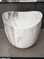 Накладная раковина GID Creativo Mnc9303 36 под матовый камень, круглая, фаянс