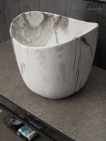 Накладная раковина GID Creativo Mnc9303 36 под матовый камень, круглая, фаянс