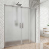 Душевая дверь в нишу Kubele DE019 D4-MAT-MT 230 см, профиль матовый хром