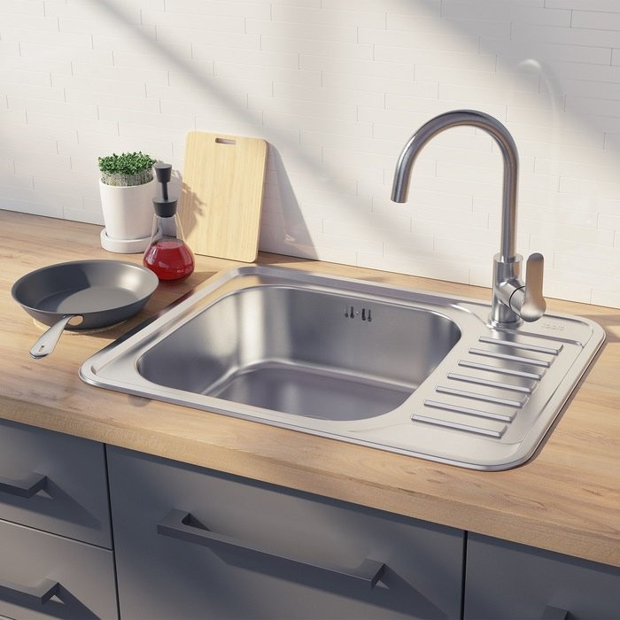 Комплект Мойка IDDIS Basic + Измельчитель KUCHENSTERN Muhle