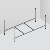 Акриловая ванна AM.PM Gem W90A 150x70 см, пристенная, белая, с каркасом