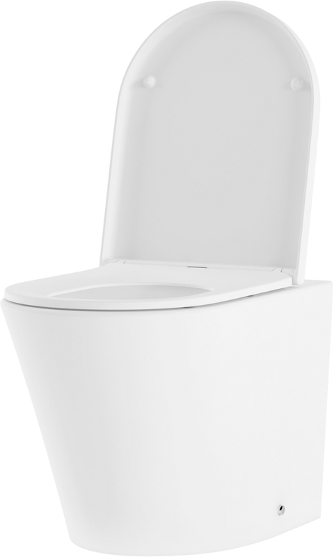 Комплект Lavinia Boho Унитаз приставной Biore 33044050 + Крышка-сиденье Biore 33290410 с микролифтом + Бачок скрытого монтажа RelFix 38020010 + Кнопка RelFix 3805001W