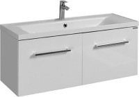 Тумба с раковиной AQUATON Мадрид 100 белая с 2 ящиками