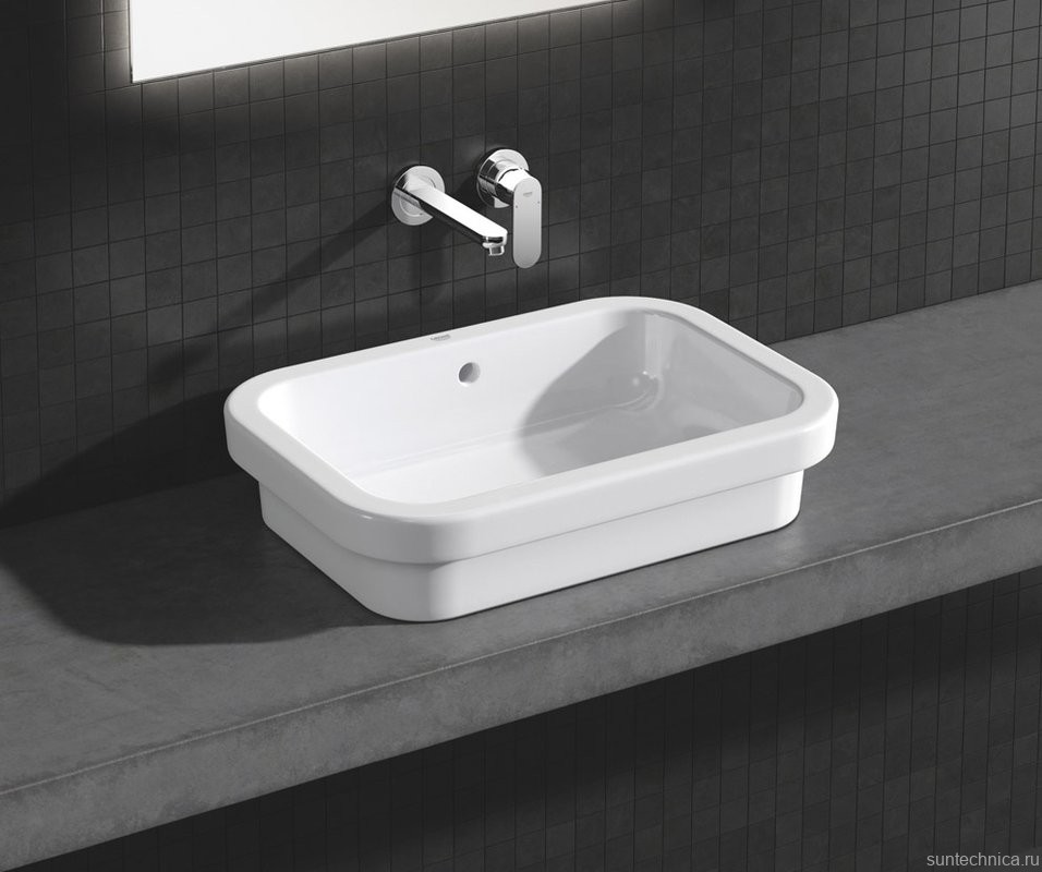Накладная раковина Grohe Eurocosmo 39124001 альпин-белый