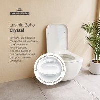 Комплект Lavinia Boho Унитаз подвесной One Rimless 3302103R + Крышка-сиденье One 33290200 с микролифтом + Инсталляция RelFix 38010020 + Кнопка RelFix 380502MB матовая черная, хром