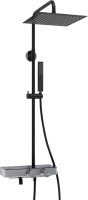 Душевая стойка Wasserkraft Abens 2000 A114.162.218.CB Thermo с термостатом, черная