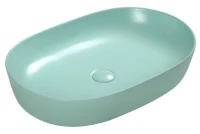 Накладная раковина SantiLine SL-1017LG светло-зеленая матовая Накладная раковина SantiLine SL-1017LG светло-зеленая матовая