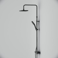 Душевая стойка AM.PM Func F078F422 с термостатом, черная