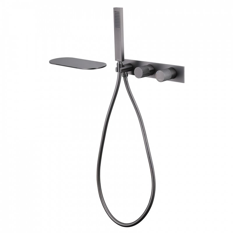 Встраиваемый смеситель для душа и ванны Abber Rund AF8731NG С ВНУТРЕННЕЙ ЧАСТЬЮ, никель