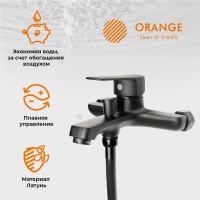 Комплект для ванной Orange Loop Loop M26-311b черный