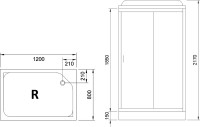 Душевая кабина Royal Bath HP RB8120HP2-M-R с низким поддоном Душевая кабина Royal Bath HP RB8120HP2-M-R с низким поддоном