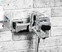 Душевой комплект Смеситель Wasserkraft Neime 1901 + Стойка A017