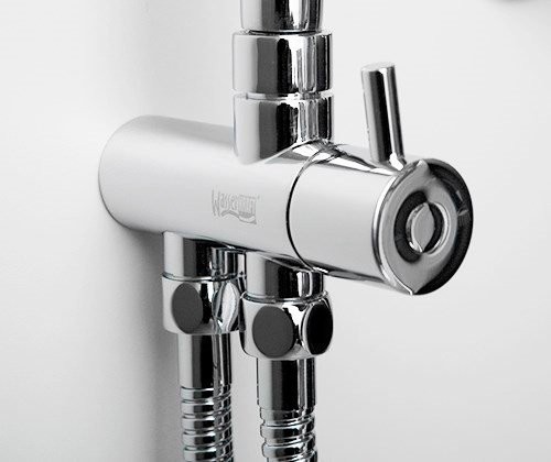 Душевой комплект Смеситель Wasserkraft Neime 1901 + Стойка A017