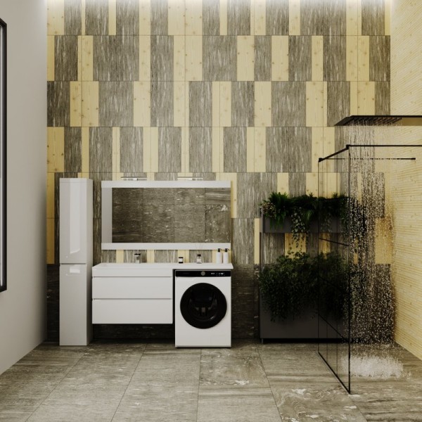 Мебель для ванной комнаты Style Line Даллас 150 Люкс Plus подвесная L