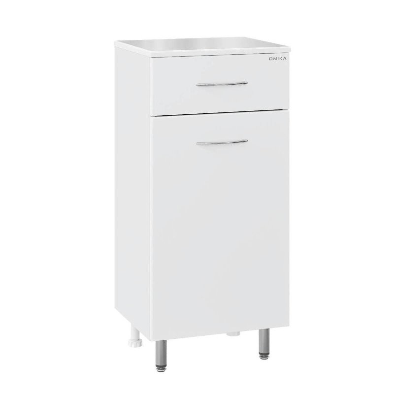 Тумба Onika Каприз 40 напольный, правый, белый