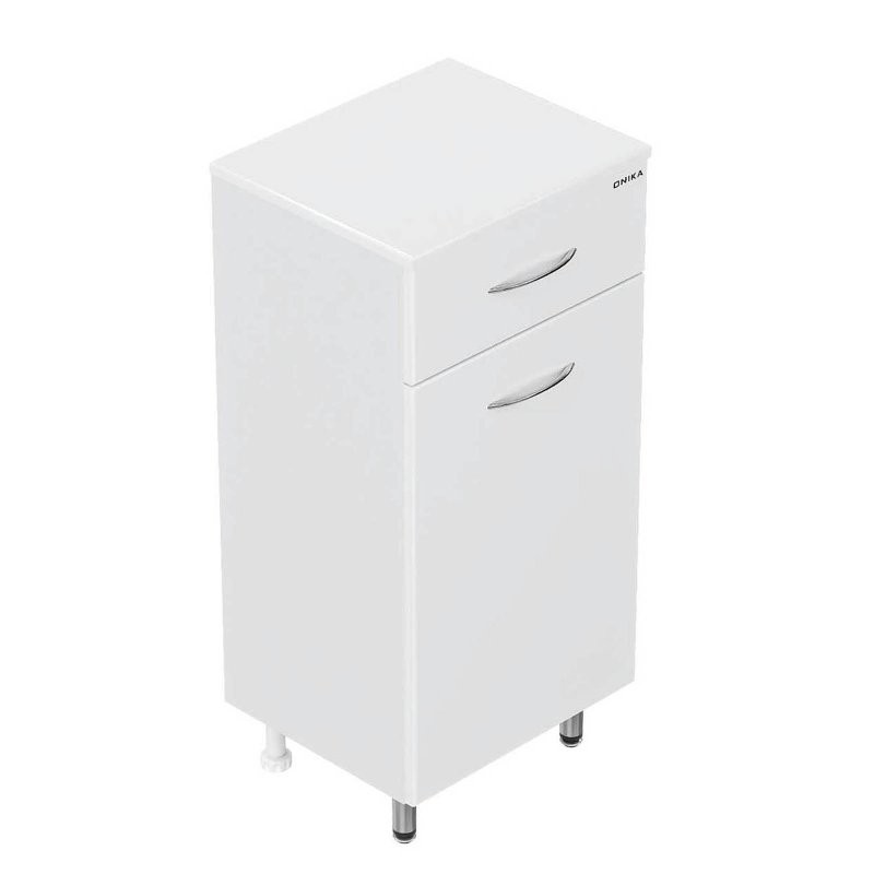 Тумба Onika Каприз 40 напольный, правый, белый