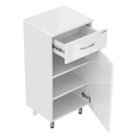 Тумба Onika Каприз 40 напольный, правый, белый