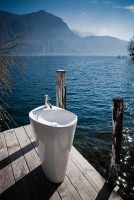 Раковина напольная Laufen Palomba 8.1180.4.000.104.1 53 белая, овальная, моноблок