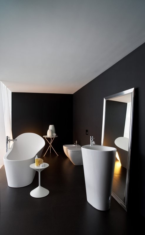 Раковина напольная Laufen Palomba 8.1180.4.000.104.1 53 белая, овальная, моноблок