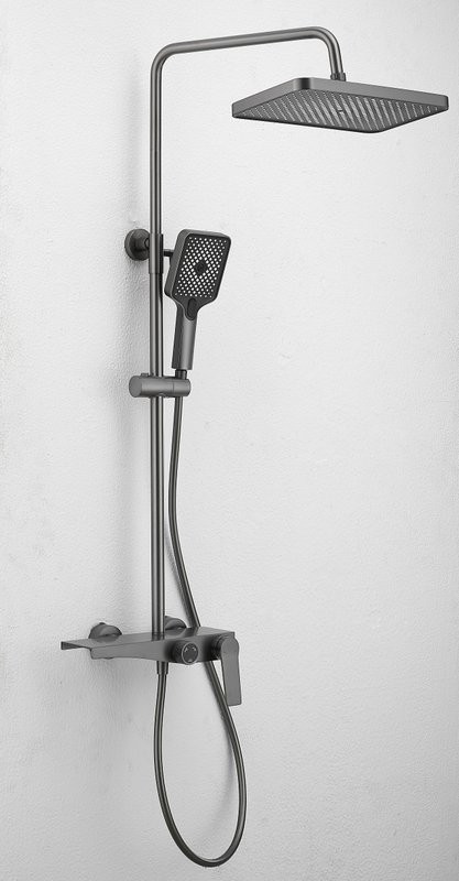 Душевая стойка BELZ B572 B24572-3 оружейная сталь