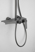 Душевая стойка BELZ B572 B24572-3 оружейная сталь
