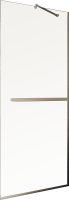 Душевая перегородка Maybahglass MGD-708-5у 109 см, профиль хром матовый, стекло прозрачное