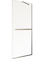 Душевая перегородка Maybahglass MGD-708-5у 109 см, профиль хром матовый, стекло прозрачное