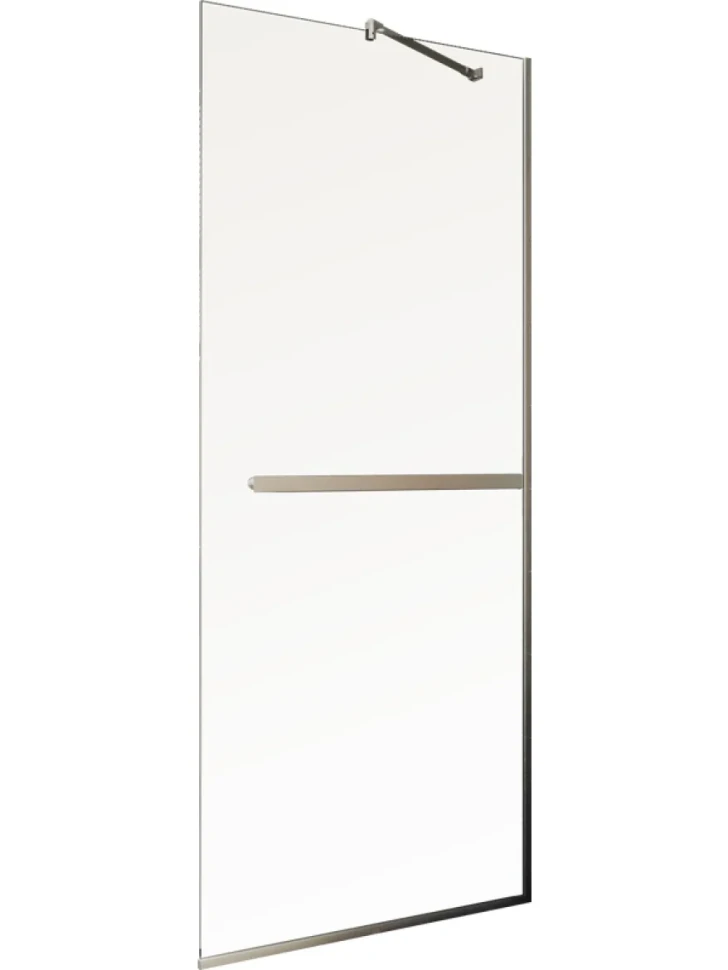 Душевая перегородка Maybahglass MGD-708-5у 109 см, профиль хром матовый, стекло прозрачное